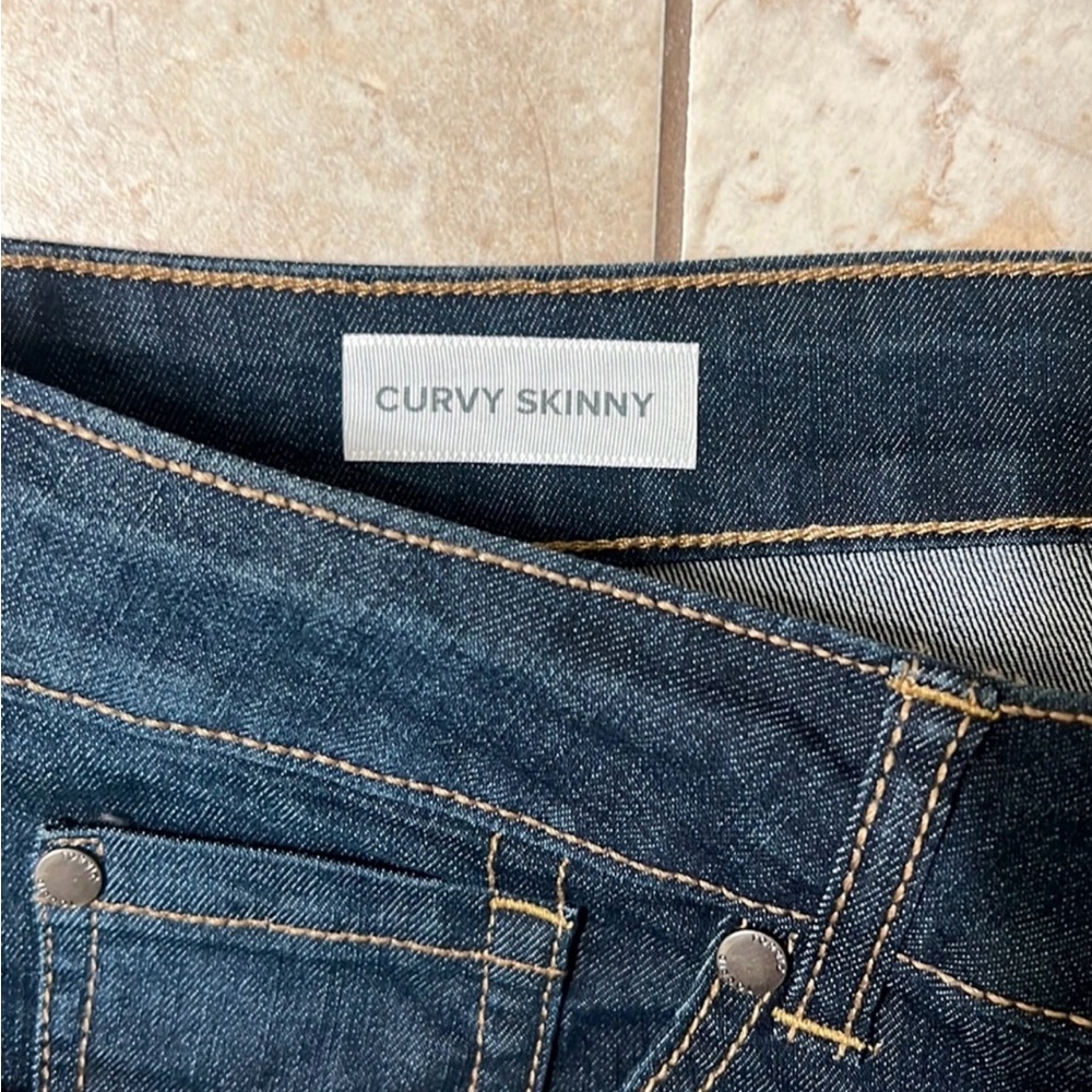Torrid Midnight Blue Curvy Skinny Jeans - Picture 4 of 6